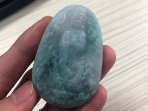 翡翠片料用全自動玉石雕刻機雕刻好不好